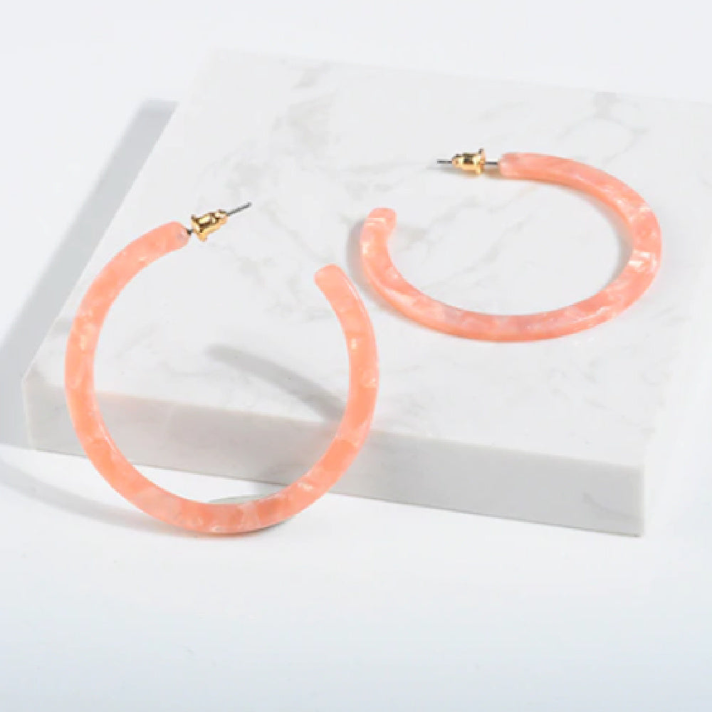 hoop-earrings-pink