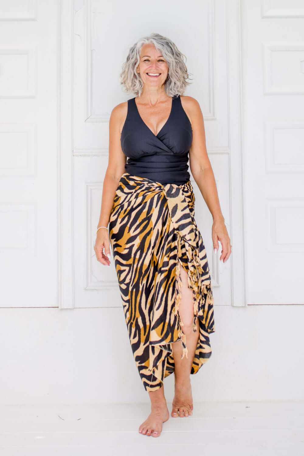 Animal print 4 Long Beach Sarong Wrap main image 0