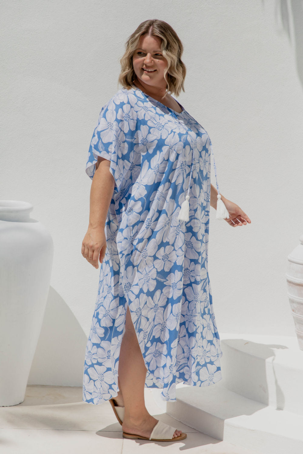 ladies-long-summer-kaftan-dress-blue-white-floral