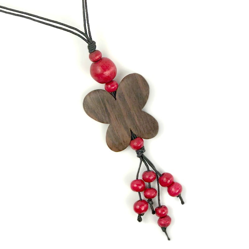 butterfly-pendant-necklace-crimson-tassel-beads