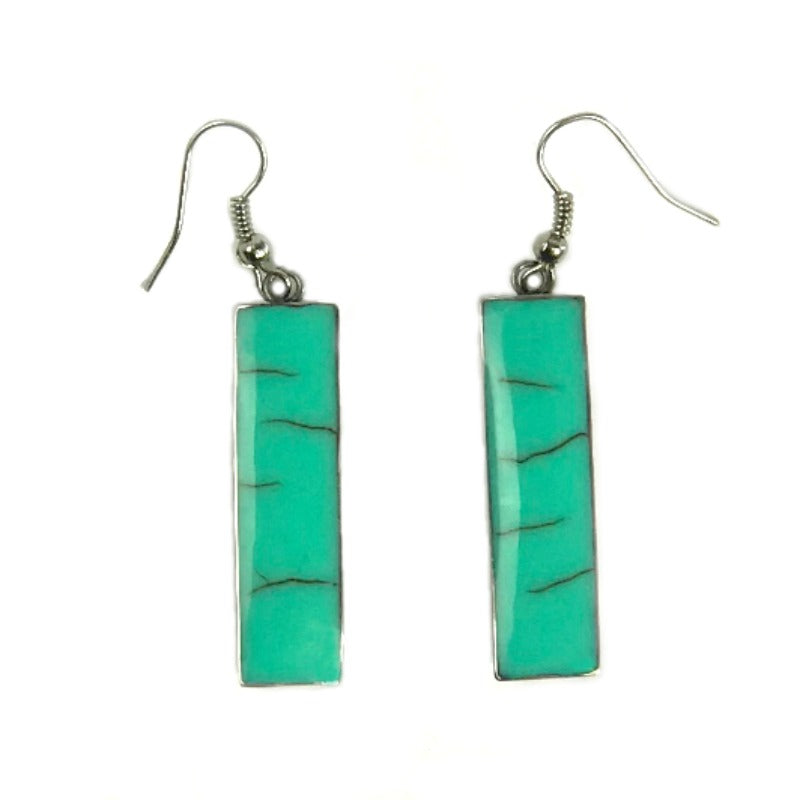 Drop-earrings-green-rectangle