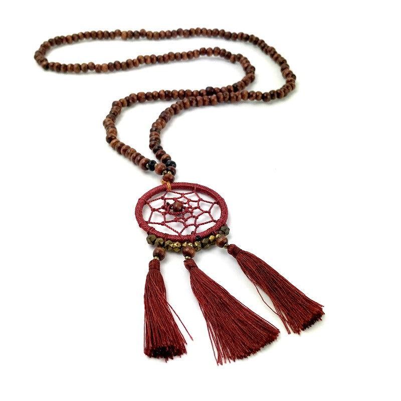 dreamcatcher-pendant-necklace-brown-wood-beads-tassel