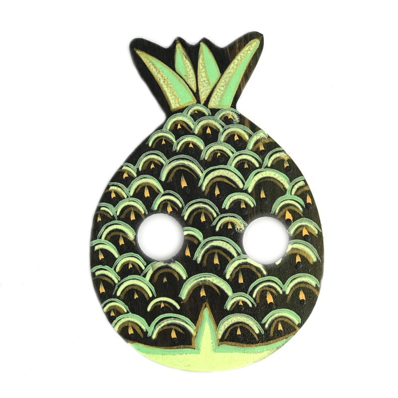 Sarong-buckle-pineapple-green-lime-hand-painted