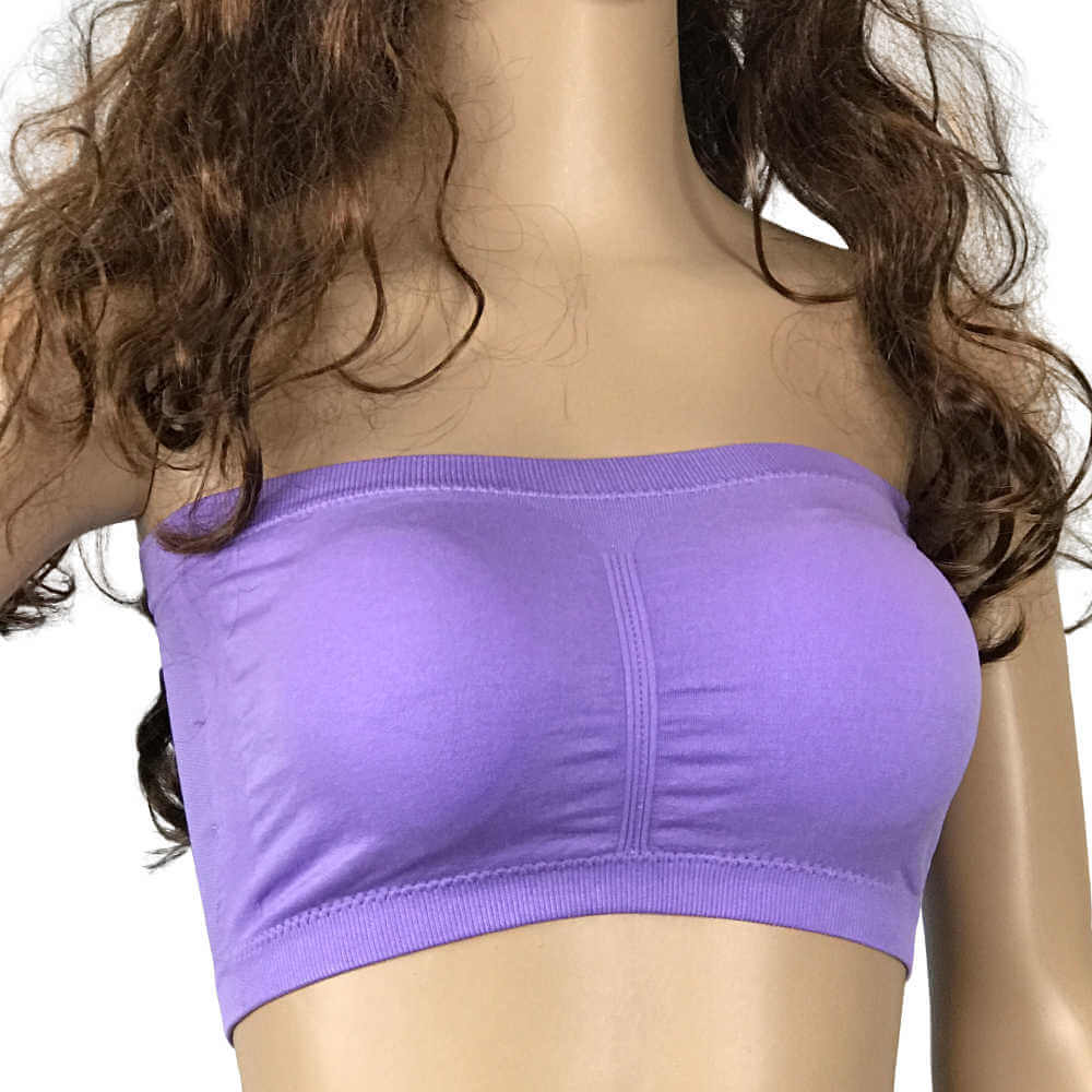 strapless-bandeau-boob-tube-top-purple-stretch