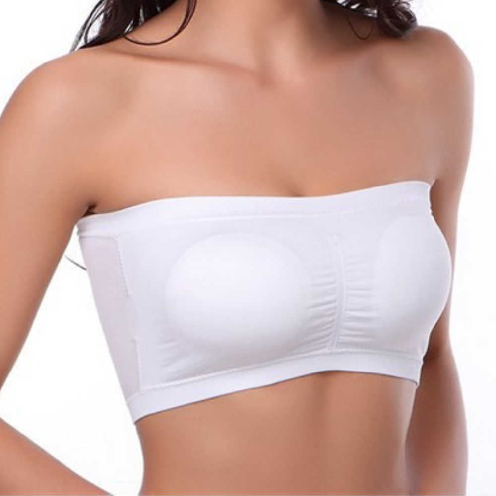 strapless-bandeau-boob-tube-top-white-stretch